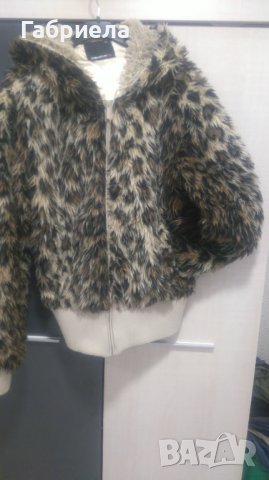 Пухено палто пантера