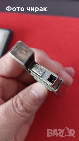 Посребрена запалка Maxim Jubileum Signatron, снимка 3 - Запалки - 35177148