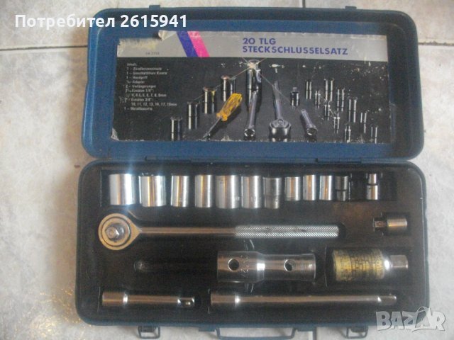 Немска Малка Гедория/Инструменталиум-18 Части-Старо Качество-Тресчотка/Торсове,Адаптери-Непълен К-т, снимка 1