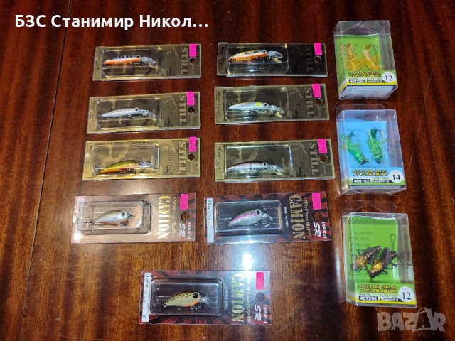 Воблери Smith Camion SR,Still,Megabass,щурци за клен,кутии за примамки,Shimano 23 Vanquish C3000MHG., снимка 2 - Такъми - 53208716