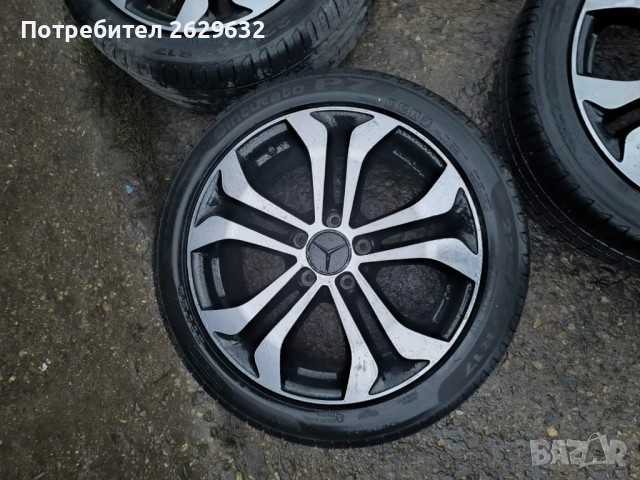 Джанти 17 цола за Мерцедес, снимка 6 - Гуми и джанти - 52426259