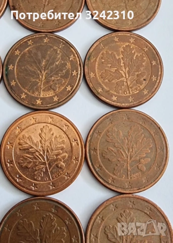 монети от 5 цента Немски  26 броя, снимка 3 - Нумизматика и бонистика - 53343983