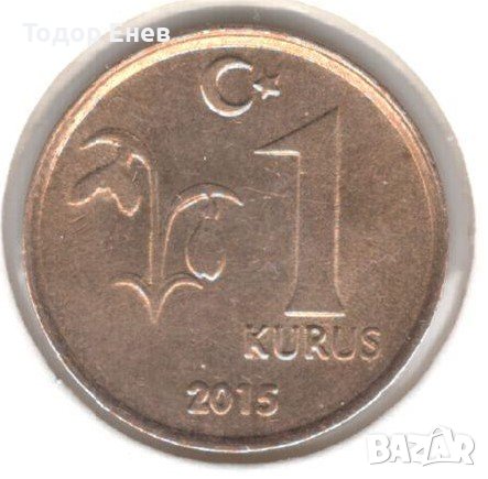Turkey-1 Kuruş-2015-KM# 1239