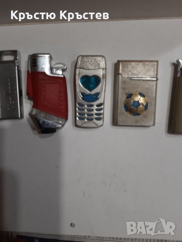 Шест броя газови запалки, снимка 4 - Антикварни и старинни предмети - 38538772