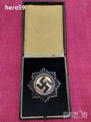 WW2 Орден на немски кръст,сребърен за военна заслуга(Deutsches Kreuz in Silber)