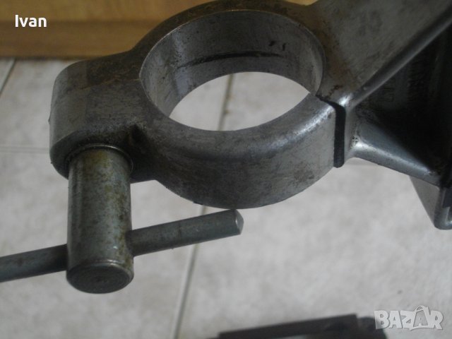 ф43мм-Немска Професионална Стойка За Бормашина-AEG/Нова WOLFCRAFT-Ход 85мм-70мм-Голяма-6кг/8кг-, снимка 9 - Бормашини - 40785030