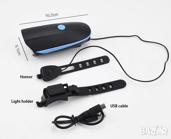 Презареждаем USB LED фар-светлина за велосипед, снимка 4 - Аксесоари за велосипеди - 34376080