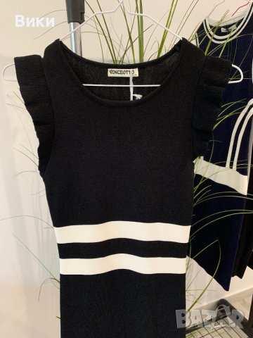 Рокля, материя плетиво, снимка 7 - Рокли - 43272964