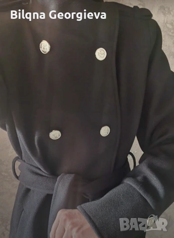 Дамско кашмирено палто , снимка 6 - Палта, манта - 53079038