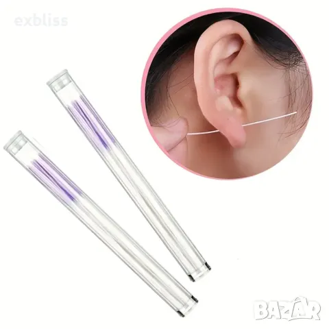 Комплект за почистване на дупки на ушите 20бр., снимка 3 - Бижутерийни комплекти - 49740894
