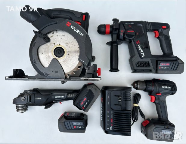 Wurth M-Cube Безчетков комплект от акумулаторни машини