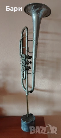 Стар духов музикален инструмент за декорация, снимка 4 - Антикварни и старинни предмети - 50624398