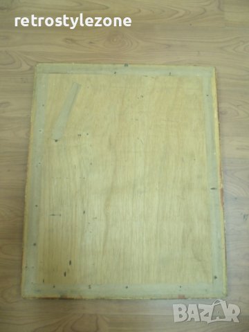 № 6638 стара картина с рамка , снимка 7 - Други ценни предмети - 38655941