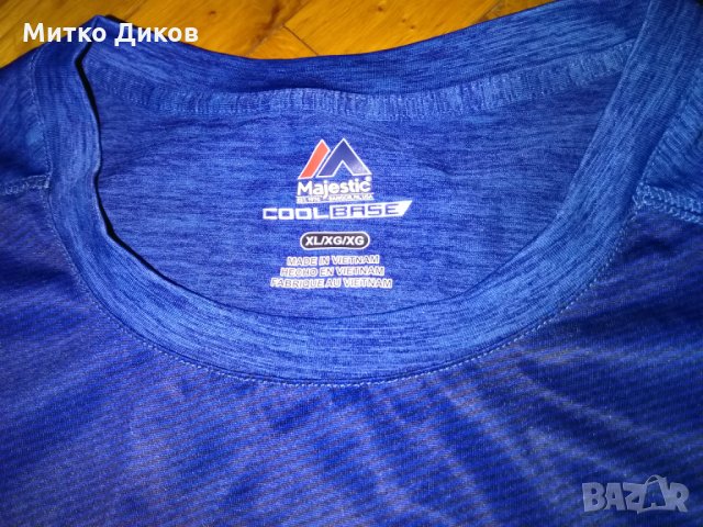 New Jork Yankees baseball тениска Majestic размер ХЛ, снимка 3 - Спортна екипировка - 26231225