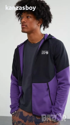 mountain hardwear grid fleece jacket - страхотно мъжко яке КАТО НОВО Л