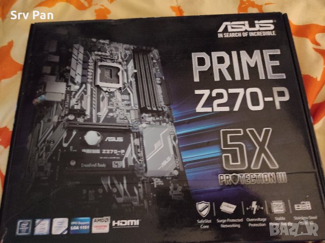 Asus Prime Z270-P Mining Board +CPU+4GB DDR4 2666 за части
