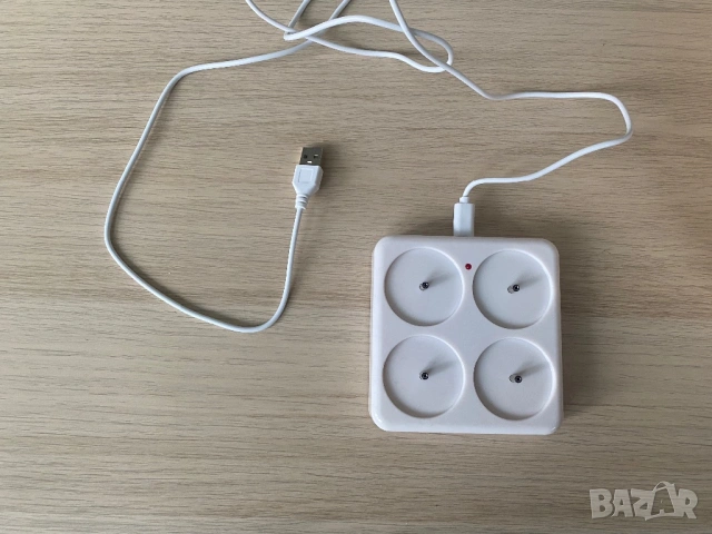 Чаени LED свещички с подвижен пламък + зарядно, снимка 2 - Декорация за дома - 53063645