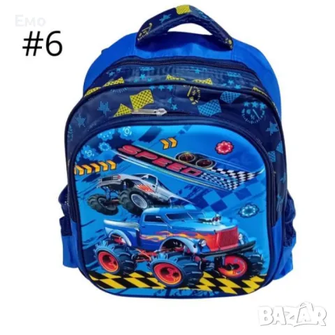 Детска раница с цветен дизайн и различни илюстрации, снимка 7 - Раници - 48524722