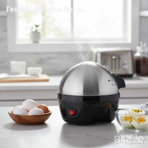 Яйцеварка Rosberg R51982C, 350W, За 7 яйца, Автоматично изключване със сигнал, снимка 2 - Други - 53594617