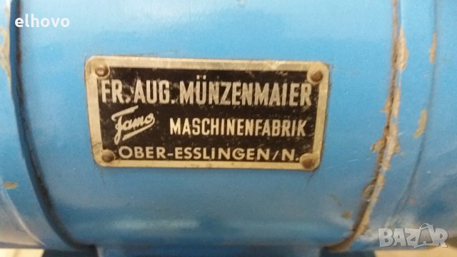 Немски трифазен шмиргел FAMO Fr.Aug.Munzenmaier Esslingen , снимка 7 - Други инструменти - 27774067