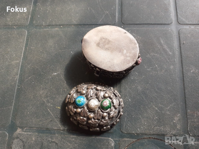 Малка миниатюрна кутийка кутия, снимка 4 - Антикварни и старинни предмети - 53281346