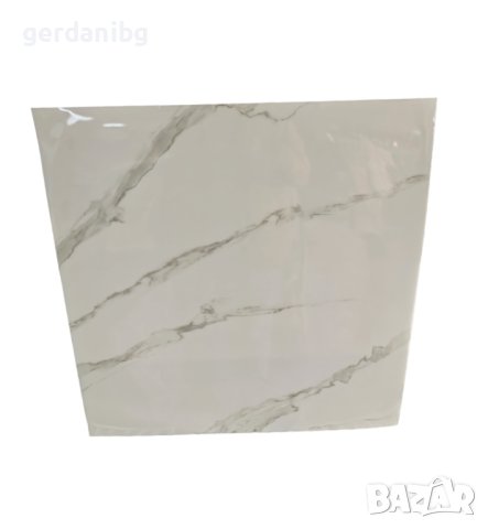 Самозалепващи се PVC плочки Gerdani BG, 1бр, 60х60см, баня, коридор, кухня, спалня, Бял мрамор, снимка 2 - Декорация за дома - 44048899