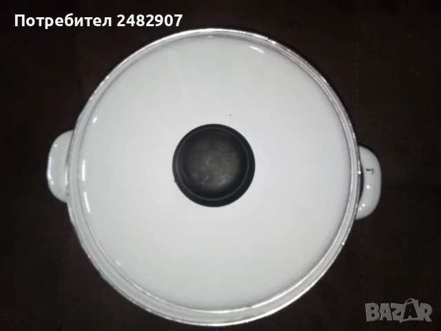 Емайлирана ретро тенджера , снимка 7 - Съдове за готвене - 48763420