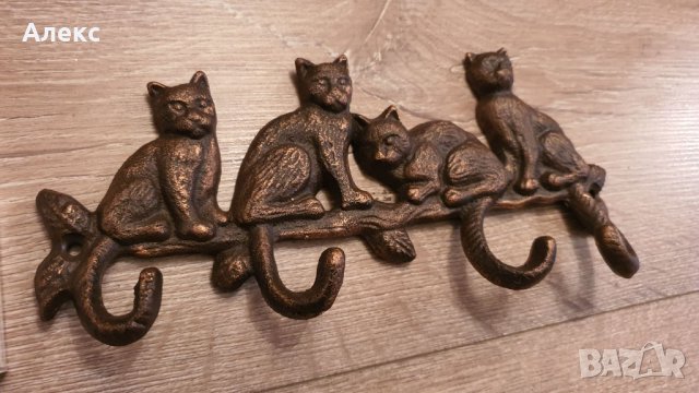 Чугунена закачалка–4 Котета., снимка 2 - Закачалки - 33746051