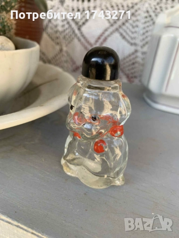 Собачка  шишенце от детски парфюм /одеколон/ с кученце от СССР , снимка 5 - Колекции - 51711208