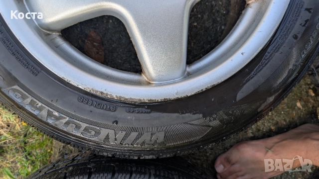 Зимни гуми с джанти за Мерцедес 205/60/16 w211 w210 w202 w201 w124, снимка 12 - Гуми и джанти - 51446720