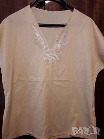 Дамска лятна блуза без ръкав с бродерия, снимка 2 - Ризи - 28958828