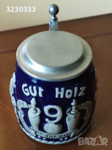  Халби за бира с капак, снимка 8 - Антикварни и старинни предмети - 44131476