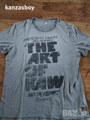 g-star the art of raw men's t shirt - страхотна мъжка тениска , снимка 5 - Тениски - 50906034