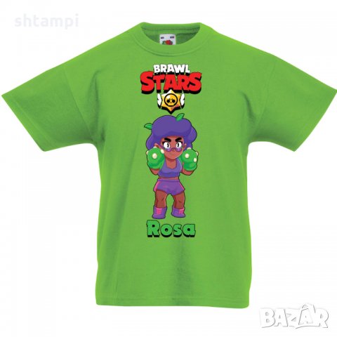 Детска тениска Rosa Brawl Stars, снимка 4 - Детски тениски и потници - 32921658