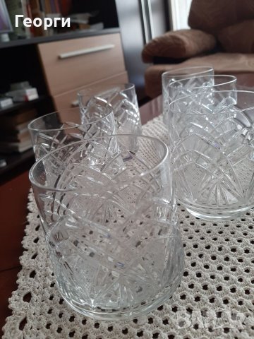 Кристални чаши за уиски,водка,коняк, снимка 3 - Сервизи - 36706169