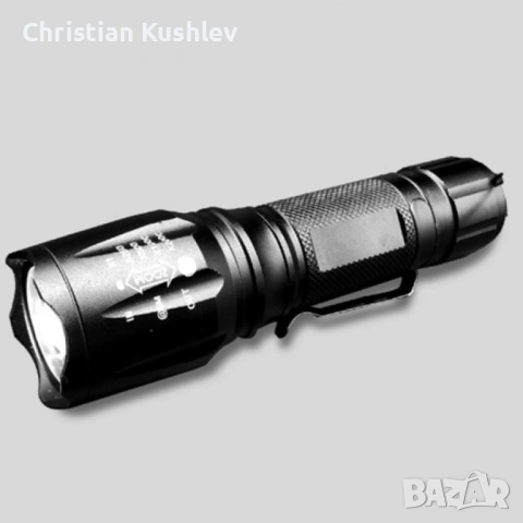 Фенерче Т6 (GD-188)  , телескопично, светодиодно, с алуминиев корпус FL25, снимка 4 - Друга електроника - 53220391