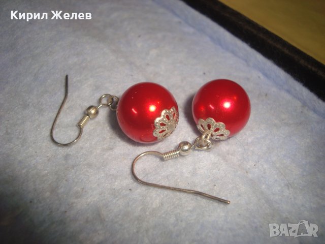 СТИЛНИ ПОСРЕБРЕНИ ВИНТИДЖ МОДНИ ТОПЧЕСТИ АРТ ОБЕЦИ 21522, снимка 3 - Обеци - 37792842