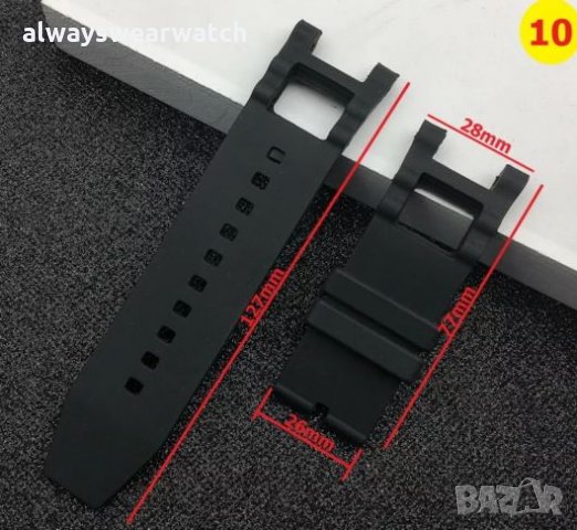 Каишки за часовници INVICTA / ИНВИКТА - ARMANI и ДРУГИ МАРКИ - Силиконови / Каучукови - ЧИСТО НОВИ!!, снимка 10 - Каишки за часовници - 28209561