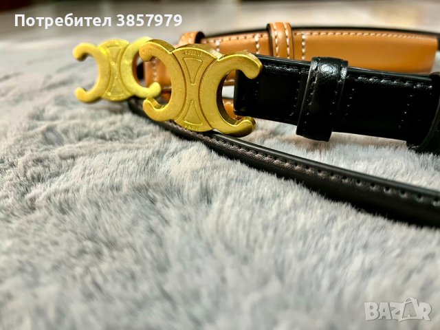 Кожен колан Celine, снимка 6 - Колани - 44036389