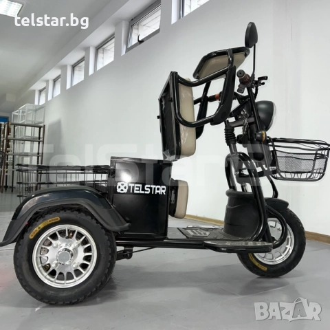 Електрическа триколка 1+1 TS-750++ NEW 48V 1500W Нов модел 2025 със задно предаване с диференциал и , снимка 9 - Мотоциклети и мототехника - 52407150