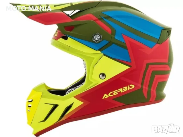 Каска ACERBIS MX HELMET PROFILE 3.0 SNAPDRAGON, снимка 4 - Други - 48788003