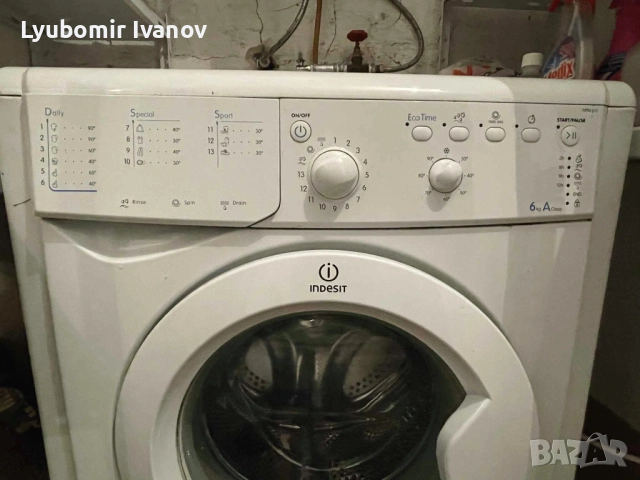 Indesit пералня IWB6103, снимка 2 - Перални - 52506422