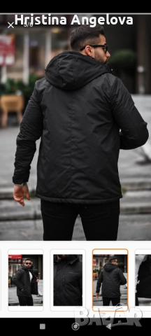 Мъжко зимно яке , снимка 3 - Якета - 52352692