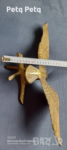 бронзов масивен орел 🦅 , снимка 3 - Антикварни и старинни предмети - 51999565