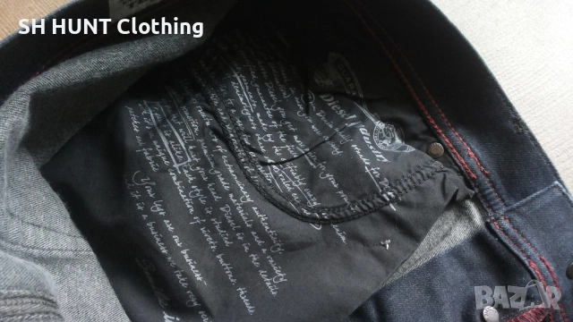 DIESEL TEPPHAR Slim Carrot Stretch Jeans Размер 34 / 34 мъжки еластични дънки 62-66, снимка 14 - Дънки - 52204907