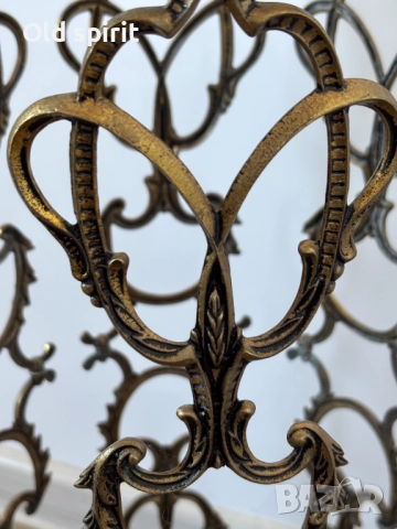 Антикварна стойка за чадъри от бронз, снимка 6 - Антикварни и старинни предмети - 52266008