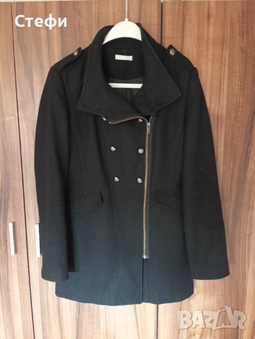 Дамско палто от плат номер L, снимка 5 - Палта, манта - 52919927