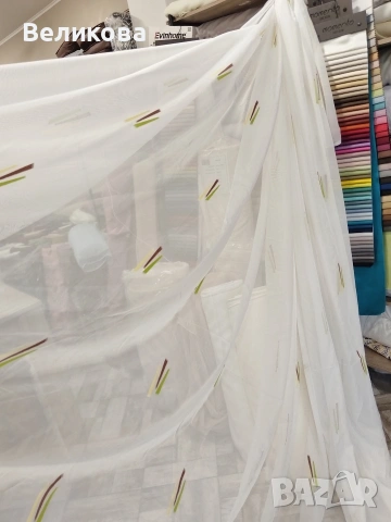 Намалена цена тънко перде , снимка 2 - Пердета и завеси - 53475216