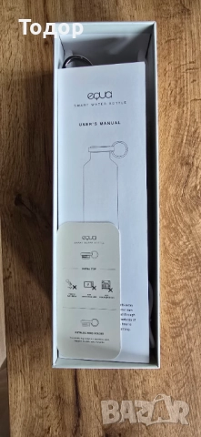 Бутилка Smart Water Bottle – Dark Grey, 680 ml нова, снимка 3 - Други - 52805040