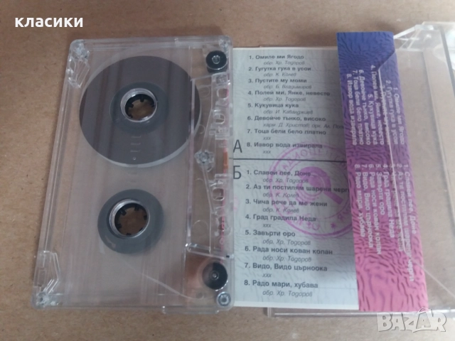 Гюрга Пинджурова Народни песни., снимка 2 - Аудио касети - 52977129